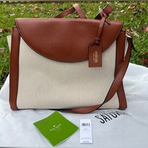 Brand new Kate spade bag leather and canvas